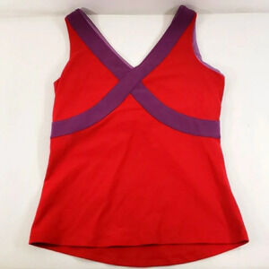 lululemon athletica Red and Purple Tank Top